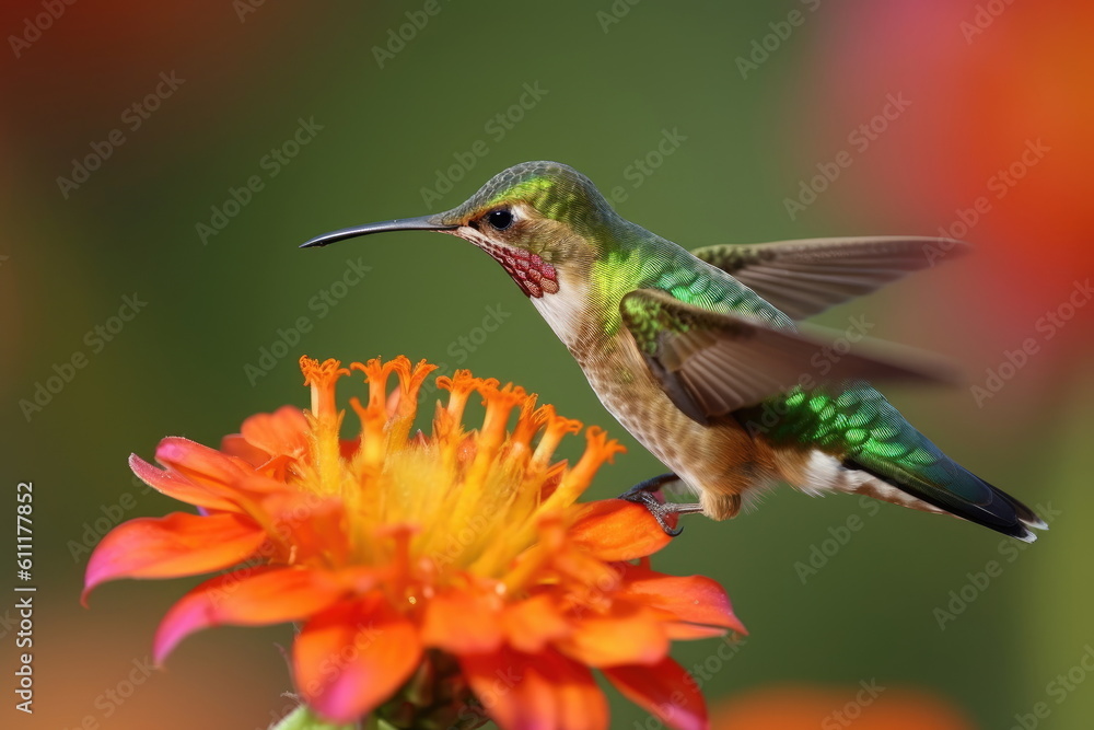 Fototapeta premium Hummingbird flying