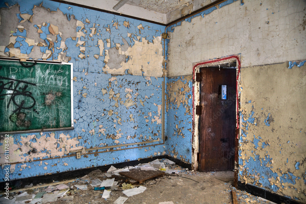 old rusty door, insane asylum, abandoned, new york old rusty door, insane asylum, abandoned, new york