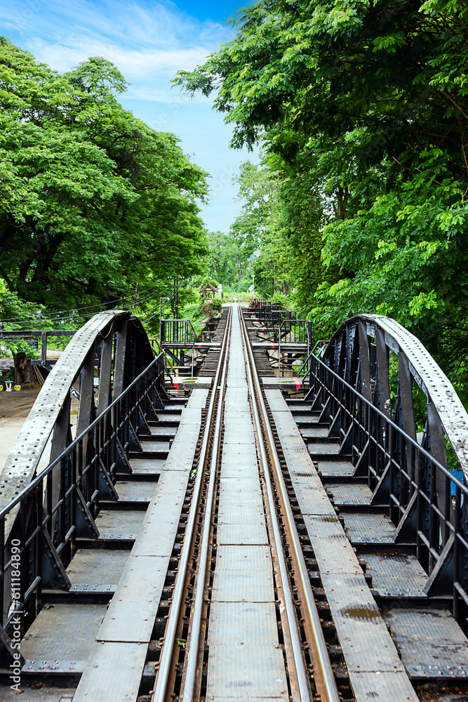 Death Railway on River Kwai Bridge  Kanchanaburi Thailand