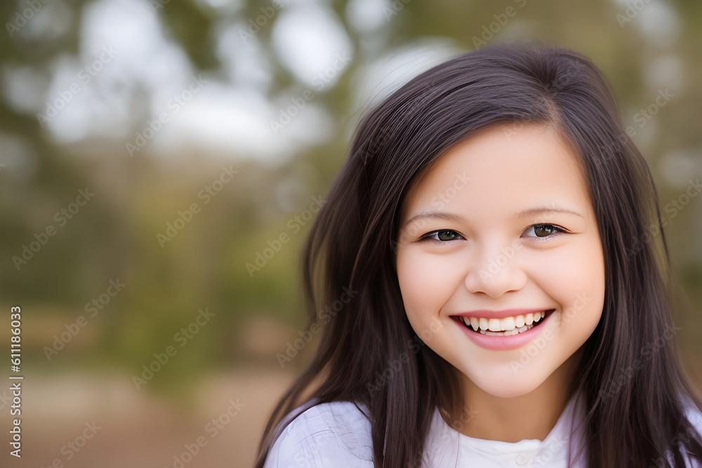 笑顔の女の子(7歳)with generative ai 笑顔の女の子(7歳)with generative ai