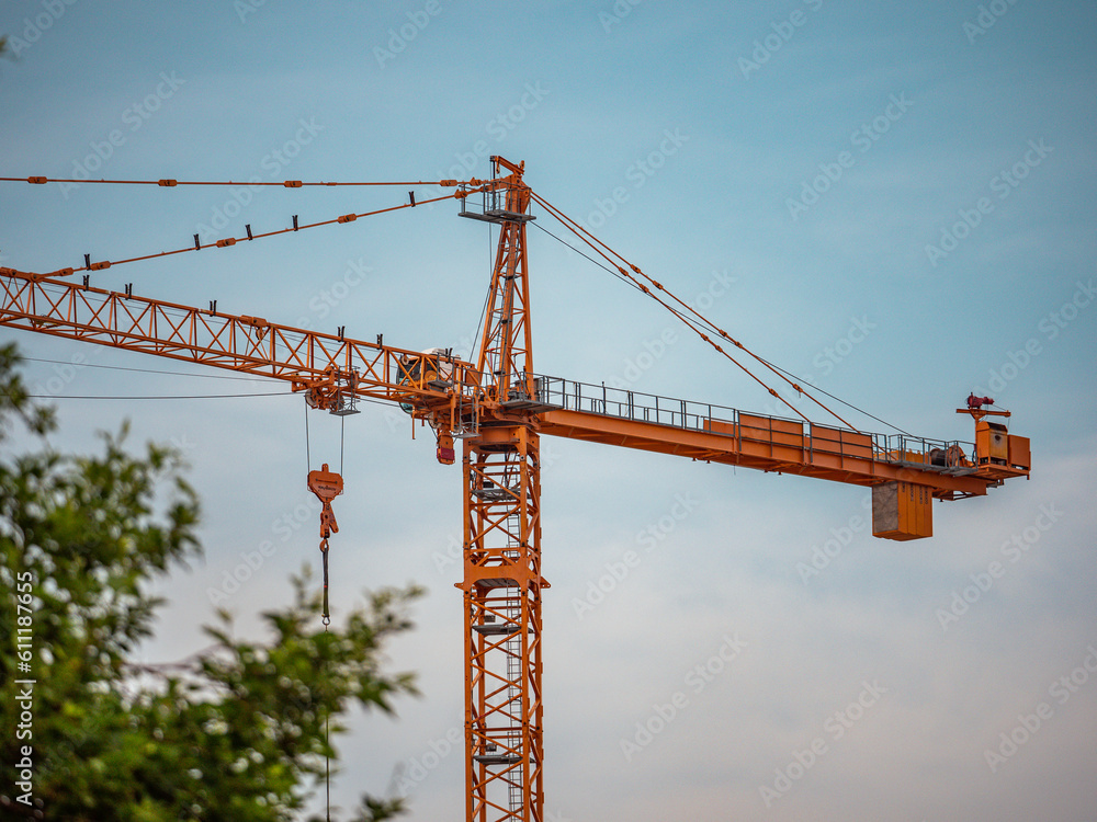 crane on a construction site