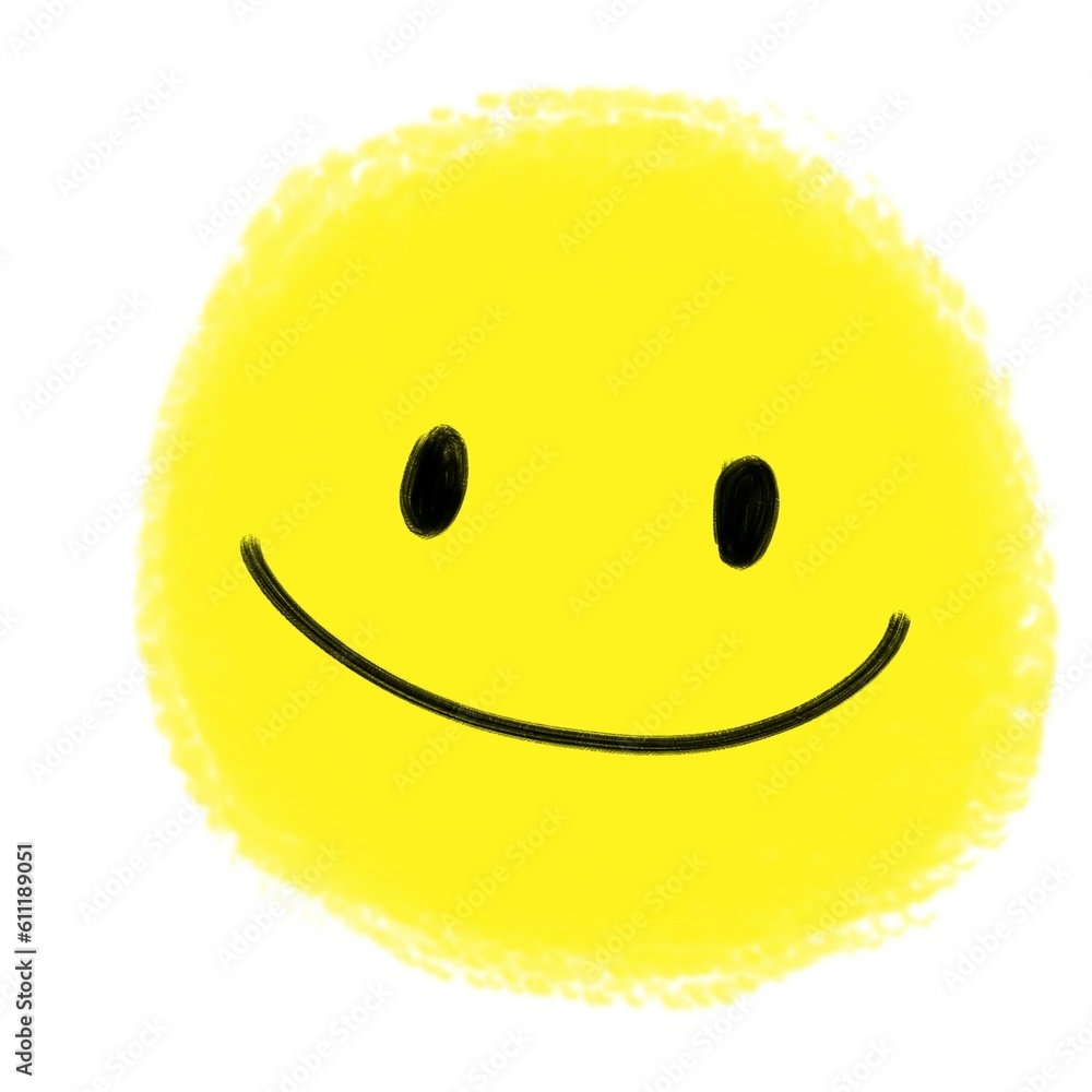 happy smiley face yellow
