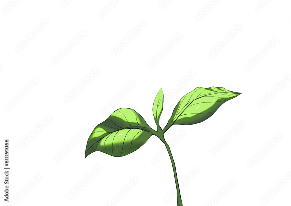Obraz premium young green sprout
