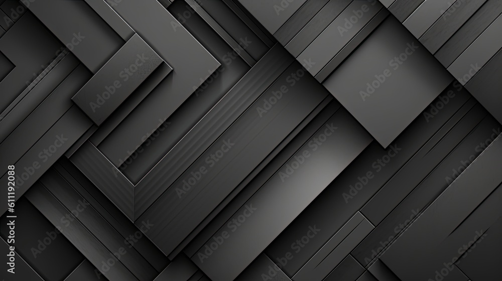 0665. Charcoal Gray Line Abstract Geometric Background. Generative AI 0665. Charcoal Gray Line Abstract Geometric Background. Generative AI