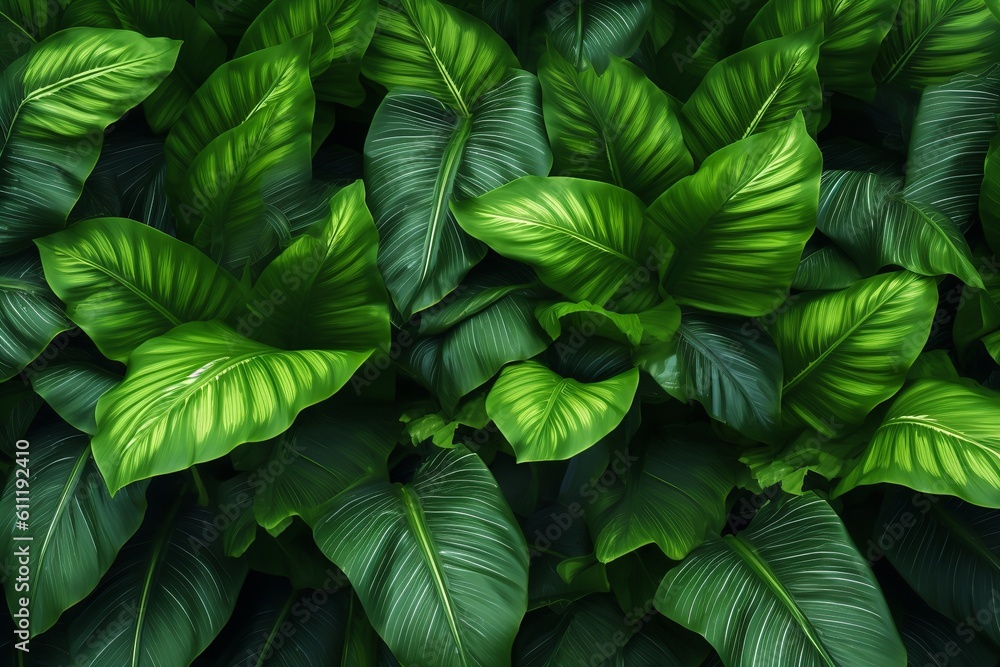 green leaves background green leaves background