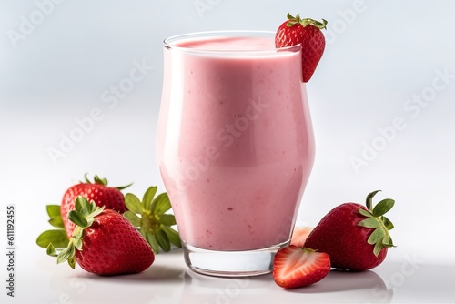 strawberry milkshake smoothie