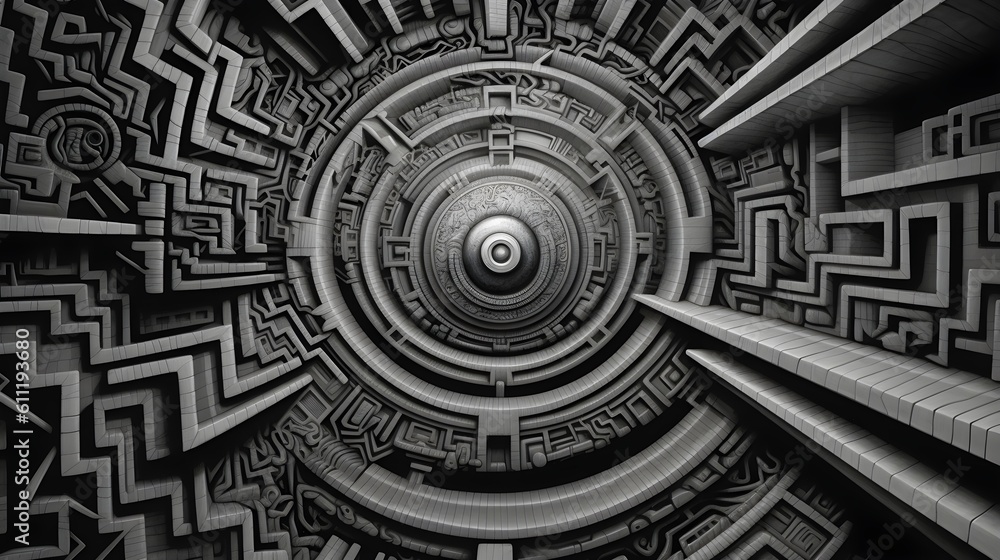 A Visual Journey Through Illusion: Exploring Perspective, Symmetry, and Optical Tricks