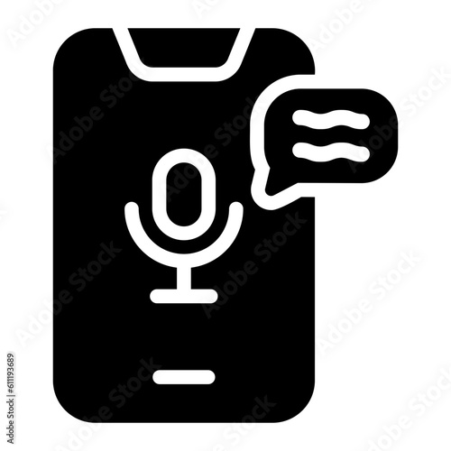 voice message Solid icon