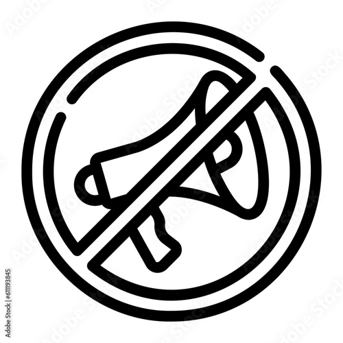 ads blocker Line Icon