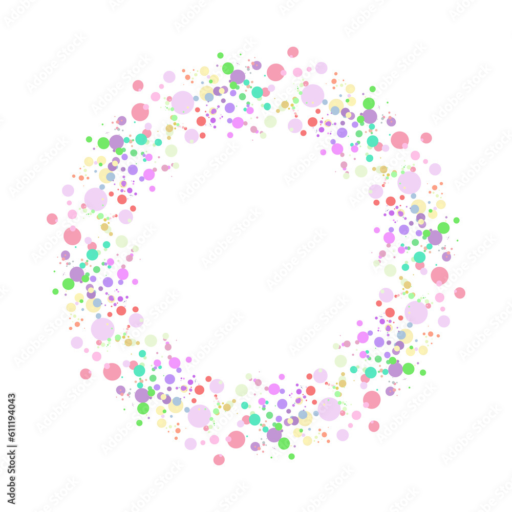 Round floral frame for your design.Floral frame wreaths for wedding invitations.