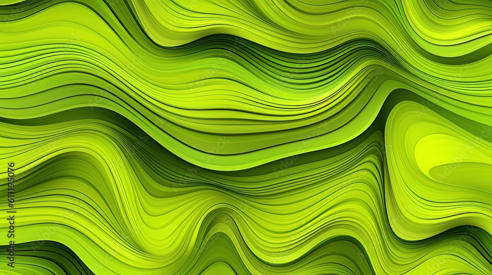 0862. Lime Green Wave Pattern Background. Background. Generative AI 0862. Lime Green Wave Pattern Background. Background. Generative AI