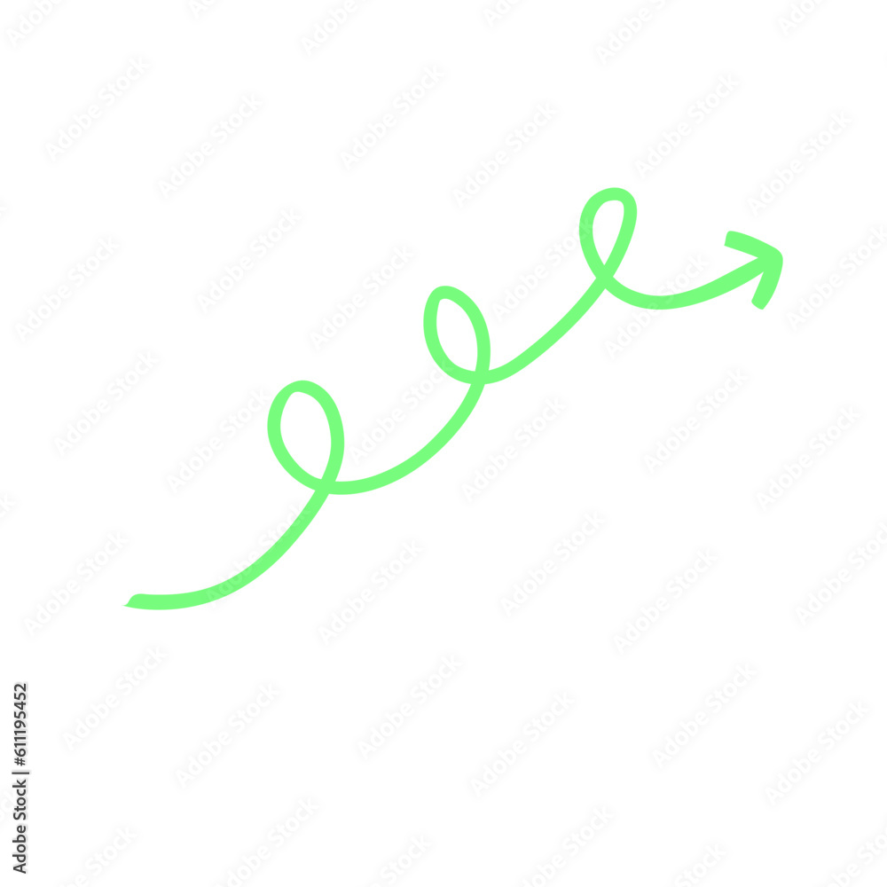 swirly arrow line icon swirly arrow line icon