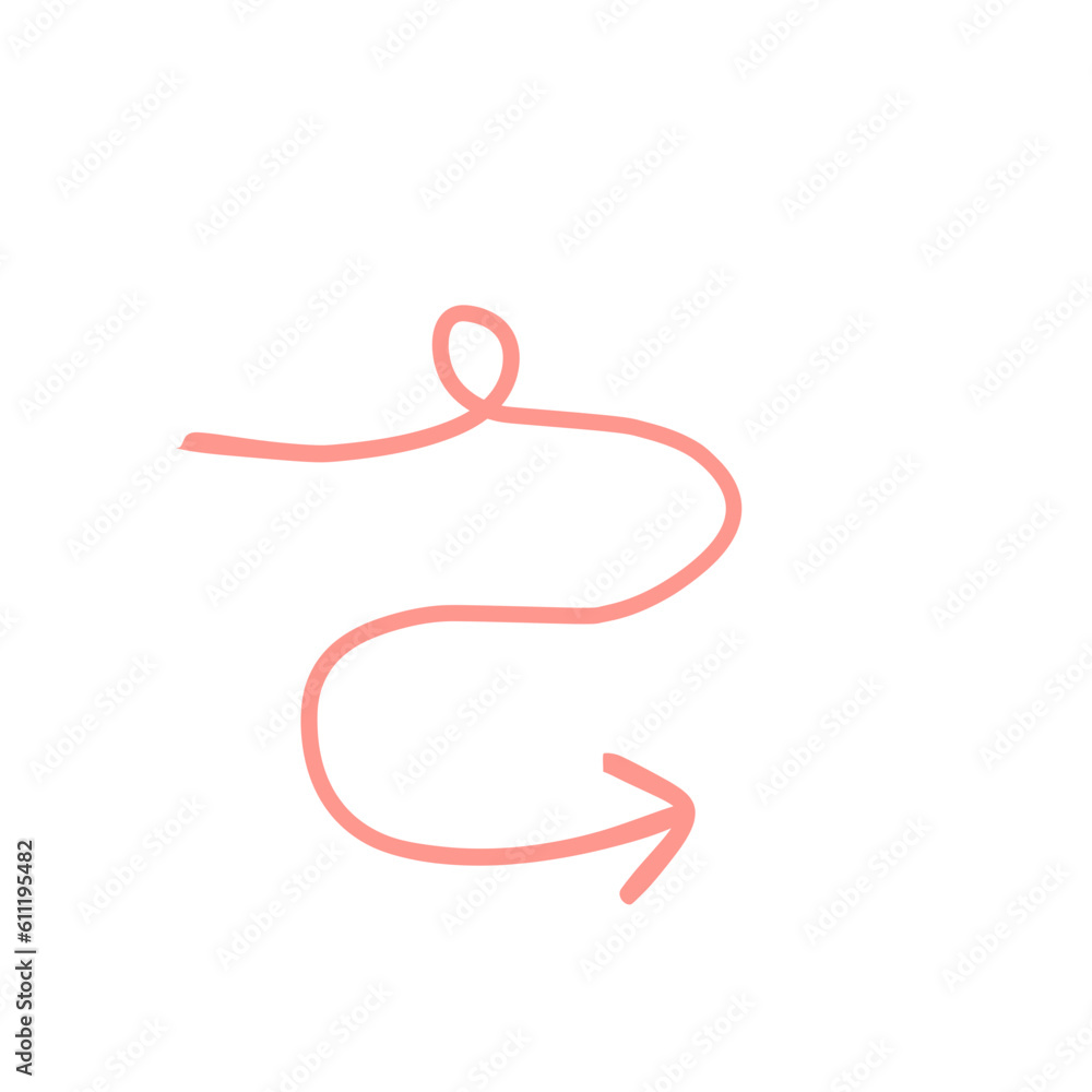 swirly arrow line icon swirly arrow line icon