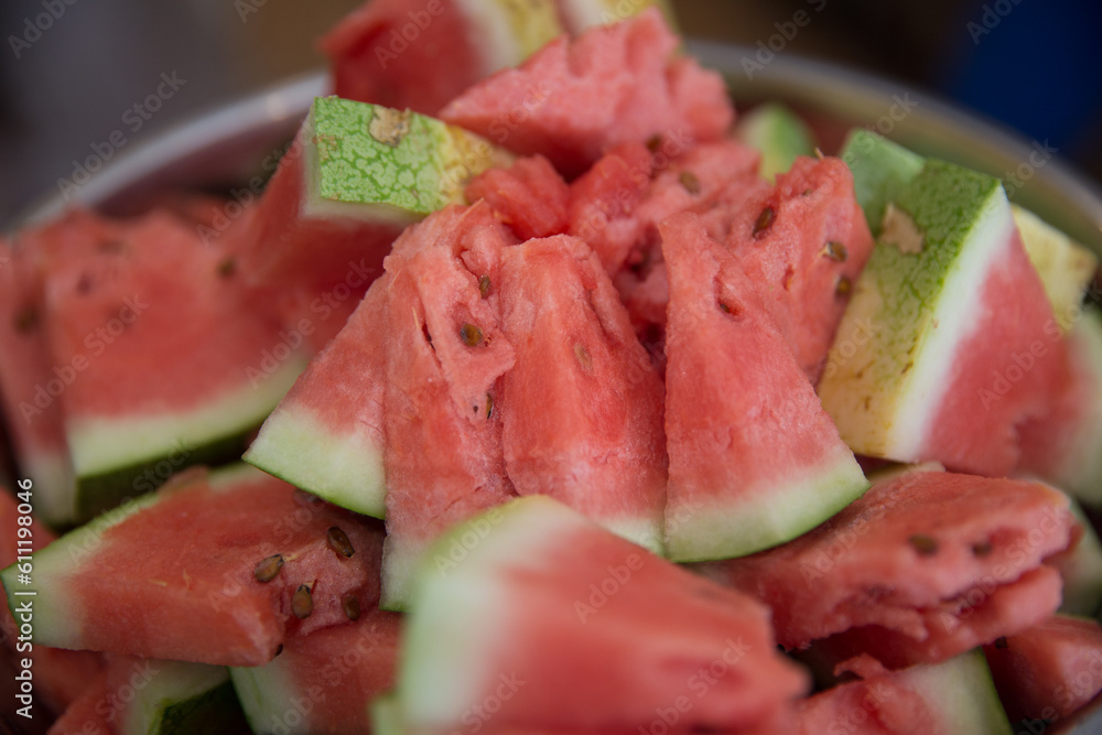 Sliced up watermelon Sliced up watermelon