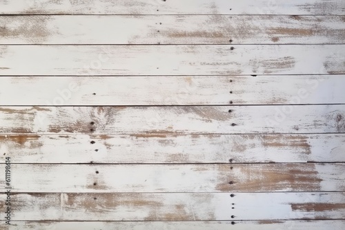 White wooden boards with texture as background created with Generative AI technology