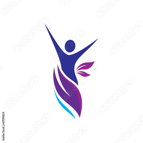 Wellness logo images design