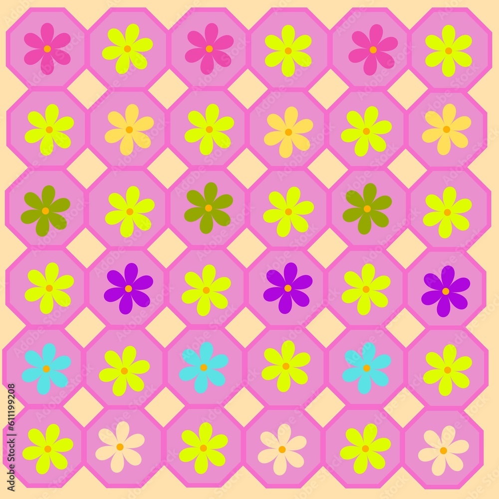 seamless pattern with flowers seamless pattern with flowers