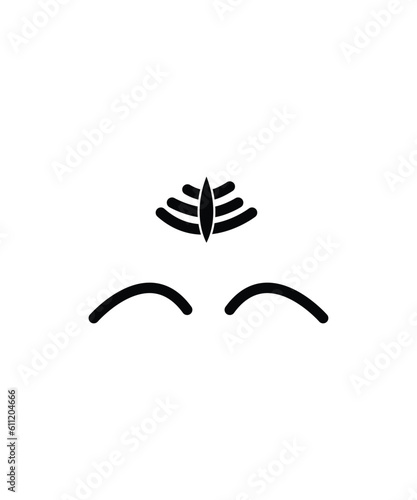 lord shiva icon, vector best flat icon.
