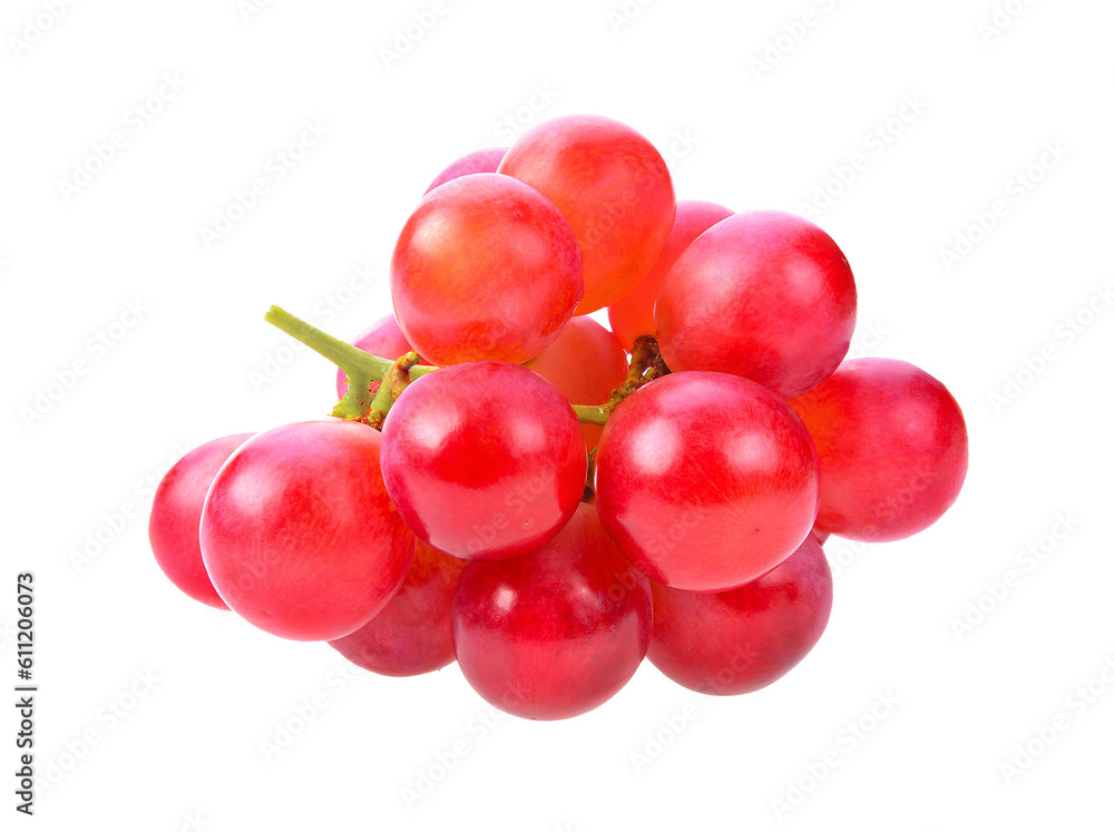 red grape isolated on transparent png