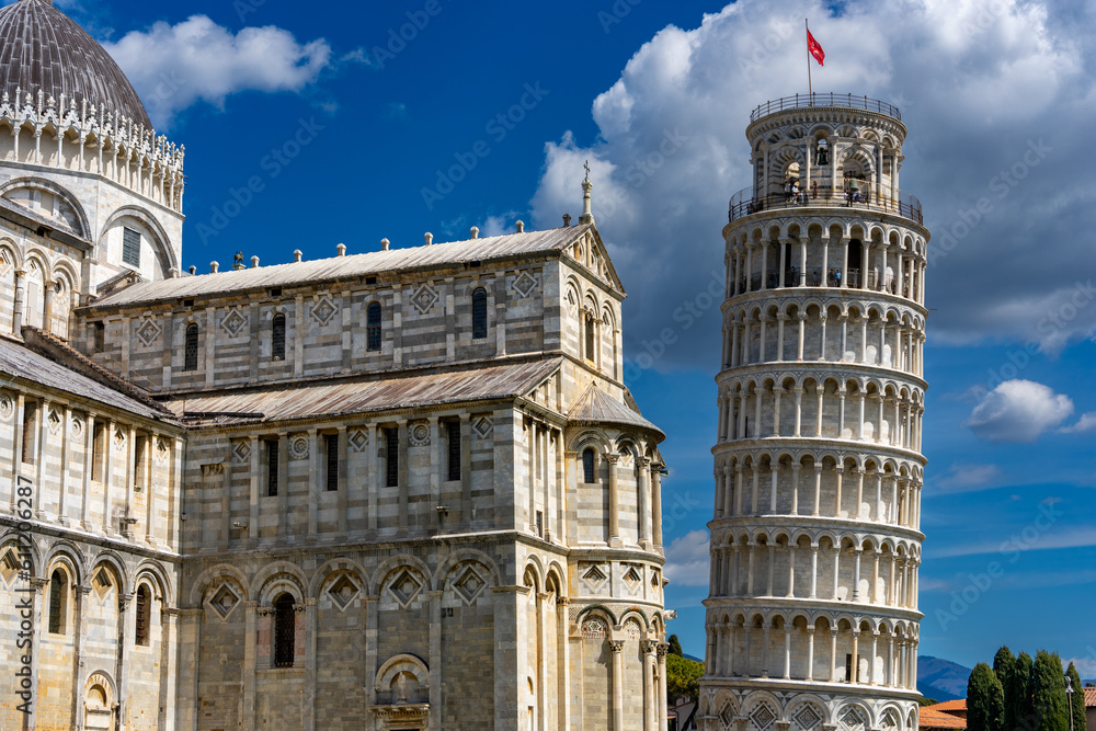 Die schöne Stadt Pisa in Italien