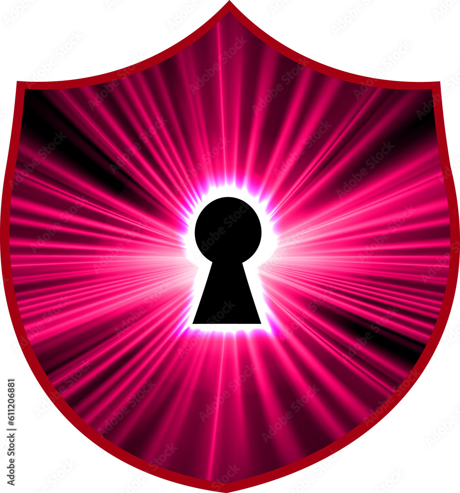 shield Padlock security shield Padlock security