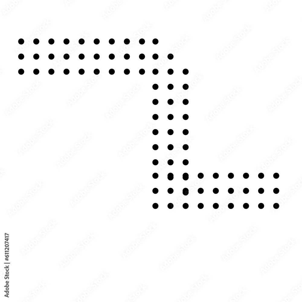 Geometric Shape Dotted Illustration Geometric Shape Dotted Illustration