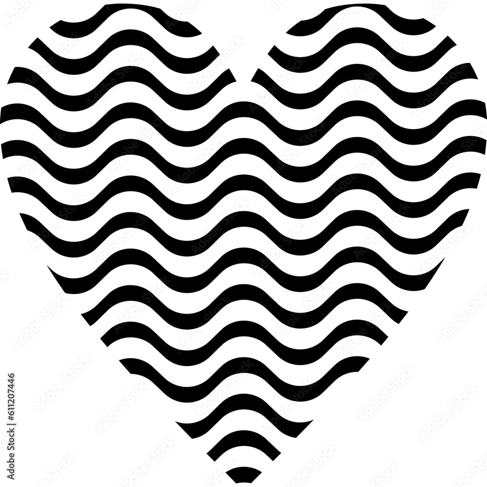 Geometric Memphis Line Wavy Geometric Memphis Line Wavy