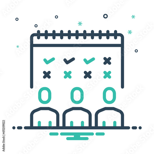 Mix icon for attended 