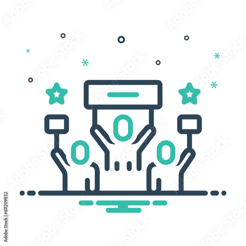 Mix icon for democrats 