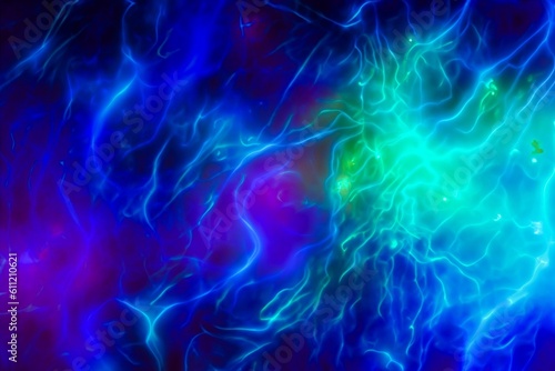 abstract blue magic fantasy background
