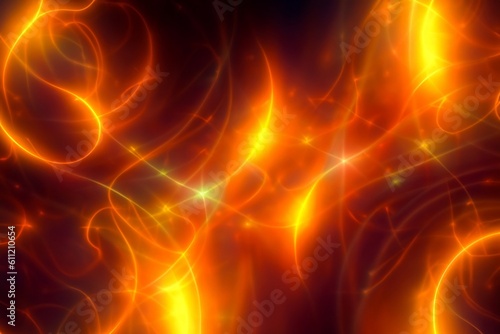 Magical fiery explosion background