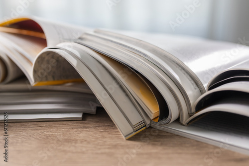 Foto Magazines publication Newspaper and journal books: background and catalog design