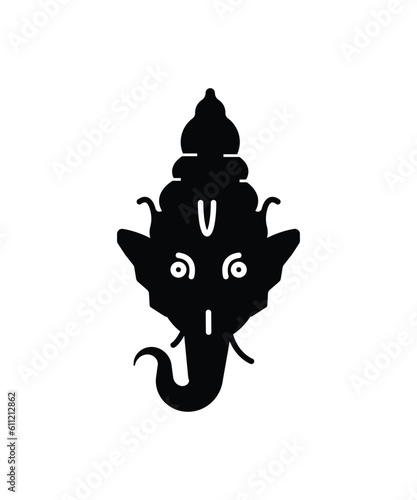 lord ganesha icon, vector best flat icon.