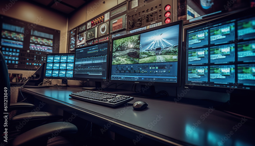 modern plant control room