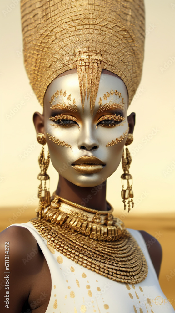 beautiful woman wearing crown and jewelry fashion beautiful woman wearing crown and jewelry fashion