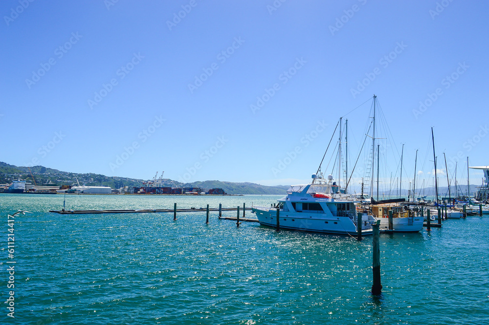 Obraz premium Boats Waiting At Dock