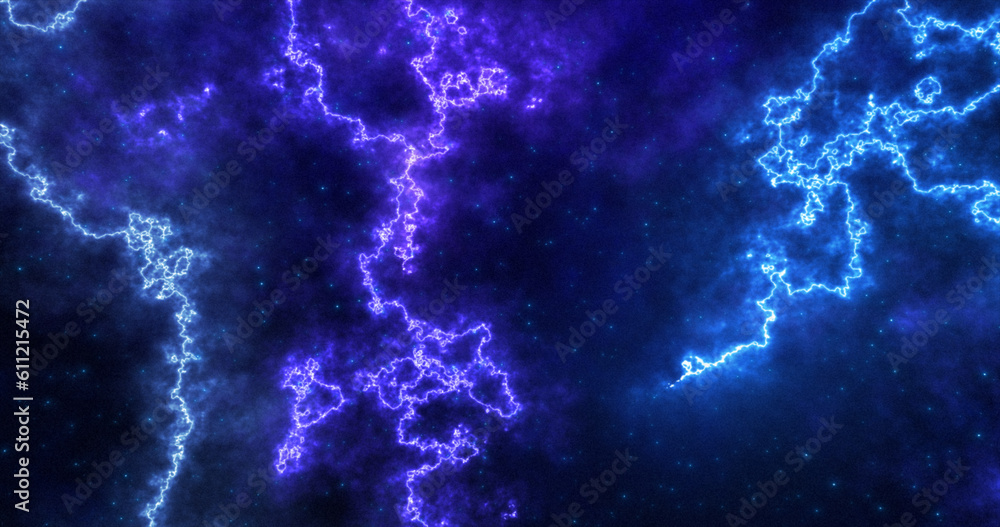 Abstract futuristic background with blue and purple multi-colored energy magic lines and waves of cosmic patterns Abstract futuristic background with blue and purple multi-colored energy magic lines and waves of cosmic patterns