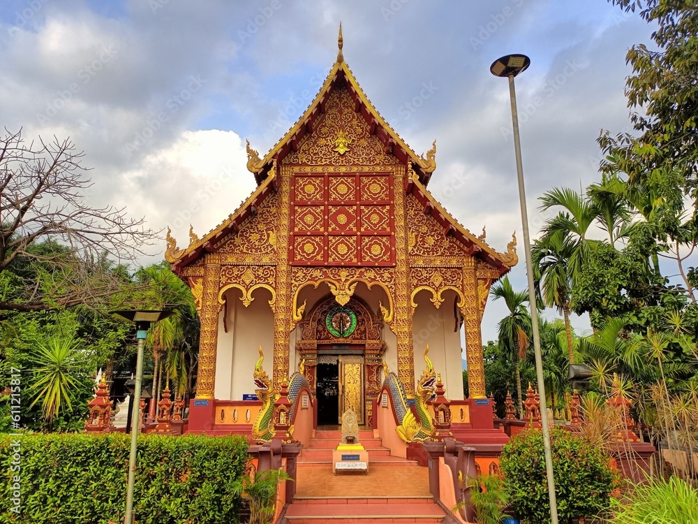 Thai temple vibe in Chiang Mai, Thailand