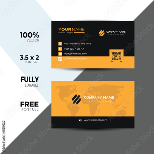 Modern, Luxury Business Card Template Design