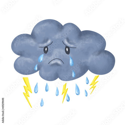 Thunder Cloud Cartoon