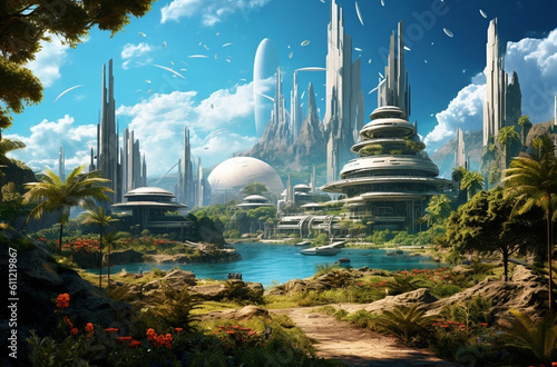 future area is showing a standing outside of a on earth hd wallpaper