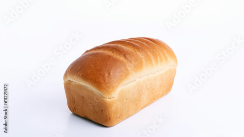 Fresh bread isolated. Illustration AI Generative