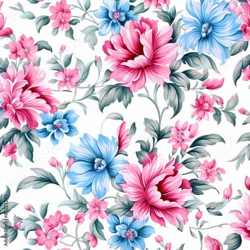 seamless floral background © Dodi