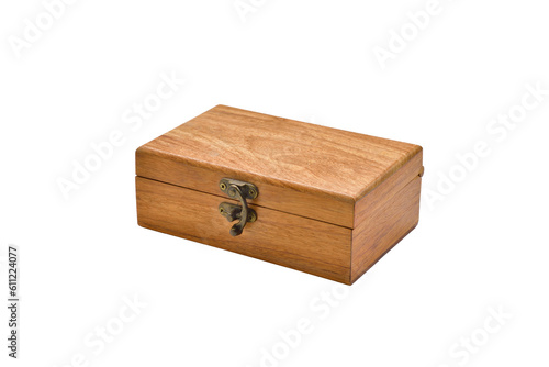 closed wooden box.empty wooden box PNG.wooden box isolated.wooden box PNG image.Wooden box of jewelry transparent.Thai handmade wooden box png. © QiuQiu.art