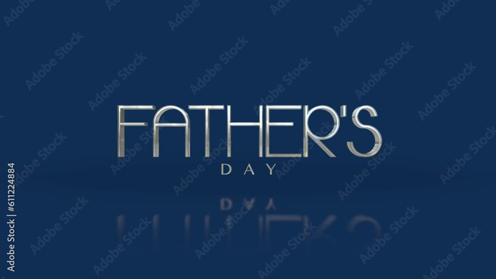 Elegance Fathers Day text on blue gradient, motion abstract holidays, modern, promo and holidays style background Elegance Fathers Day text on blue gradient, motion abstract holidays, modern, promo and holidays style background