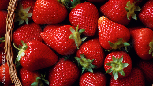 Fresh strawberries  sun berries  harvesting  jam and marmalade