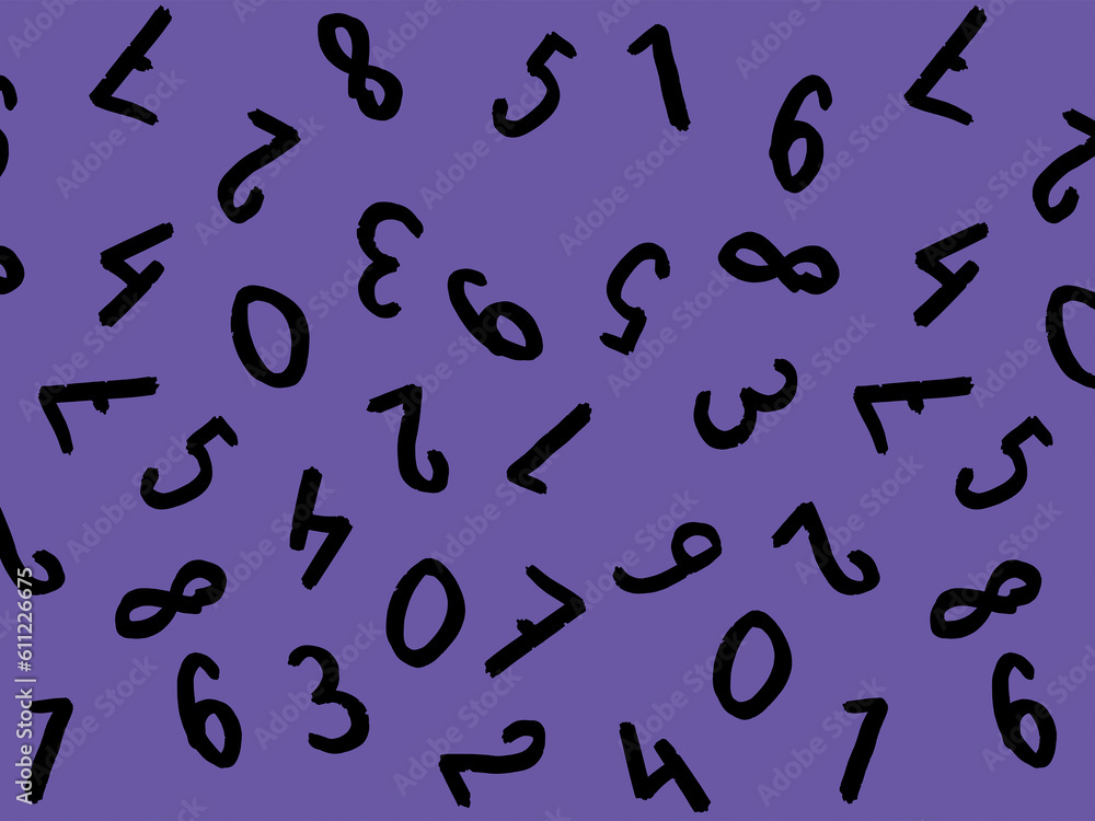 template with the image of keyboard symbols. a set of numbers. Surface template. violet background. Horizontal image. template with the image of keyboard symbols. a set of numbers. Surface template. violet background. Horizontal image.