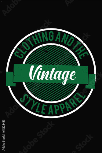 Vintage T-shirt Design.