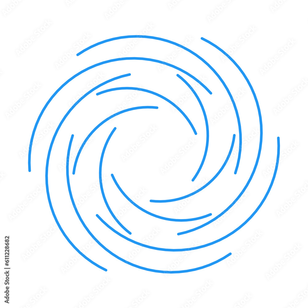 abstract logo design of blue whirlpool abstract logo design of blue whirlpool