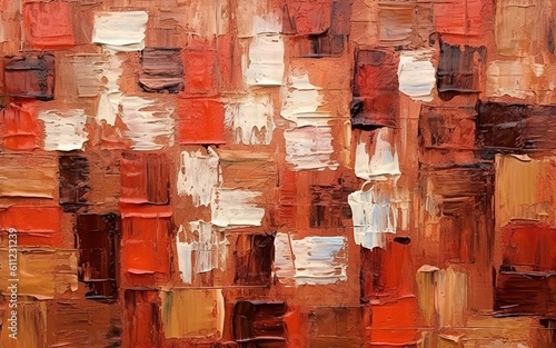 Obraz na płótnie Abstract painting with bold texture